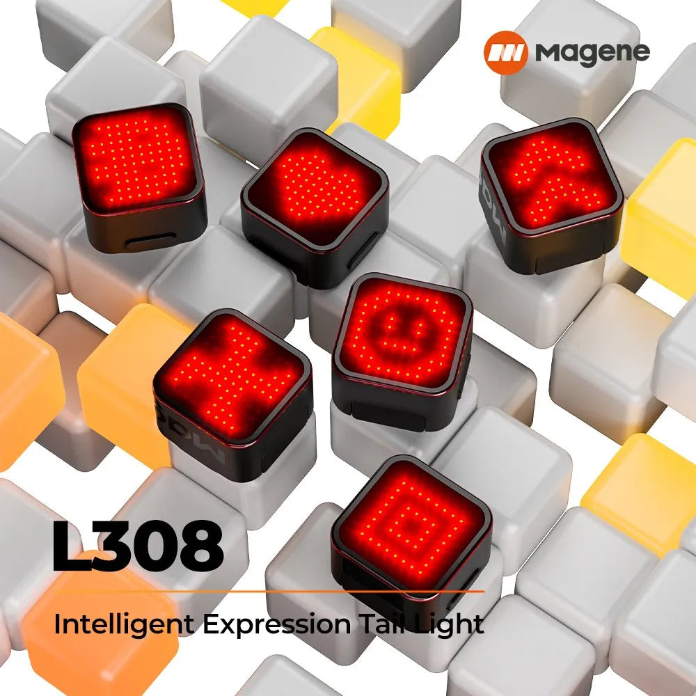 Magene L308 Luz trasera de expresión inteligente
