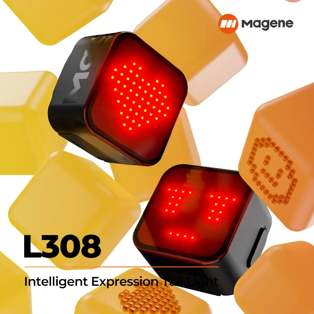 Magene L308 Luz trasera de expresión inteligente