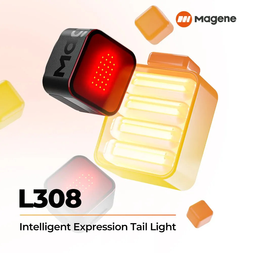 Magene L308 Luz trasera de expresión inteligente